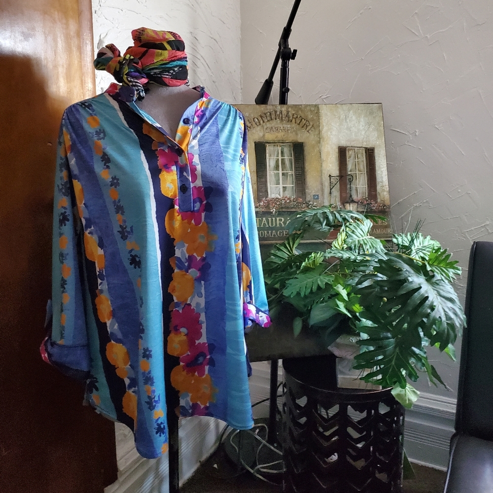 TOPNOTCH vintage women's blouse LARGE